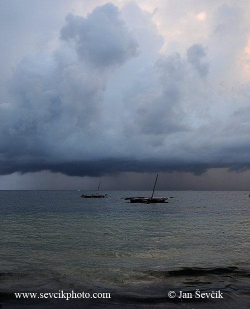 Photo of Bouře Storm Indický oceán Indian Ocean Africa Kenya